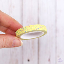 Charger l'image dans la visionneuse de la galerie, Confettis jaunes minces washi tape