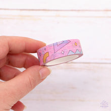 Load image into Gallery viewer, Pink Retro Geometry Washi Tape
