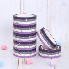 Load image into Gallery viewer, Asexual/Ace Pride Foil Washi Tape