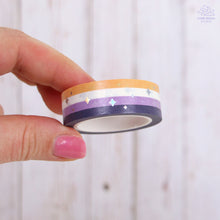 Load image into Gallery viewer, Non-Binary/NB Pride Foil Washi Tape
