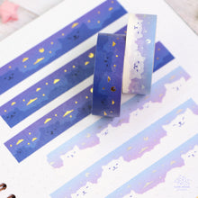 Load image into Gallery viewer, Cloud Cats Foil Washi Tape