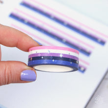 Load image into Gallery viewer, Genderfluid Pride Foil Washi Tape