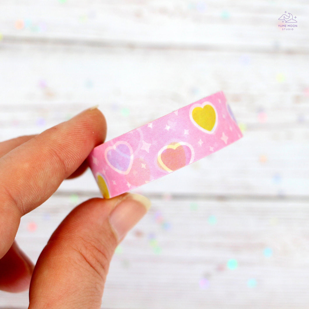 Pastel Hearts Washi Tape