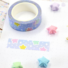 Load image into Gallery viewer, Pastel Stars Washi Tape
