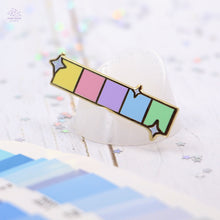 Load image into Gallery viewer, Rainbow Pastel Swatches Enamel Pin
