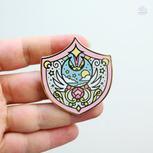 Load image into Gallery viewer, Moon Shield Enamel Pin