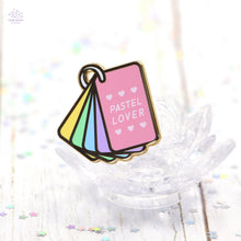 Load image into Gallery viewer, Pastel Rainbow Swatch Book Enamel Pin