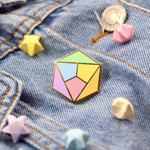 Load image into Gallery viewer, Pastel Rainbow Hexagon Enamel Pin