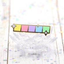 Load image into Gallery viewer, Rainbow Pastel Swatches Enamel Pin
