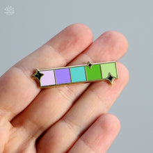 Load image into Gallery viewer, Poison Colour Swatches Enamel Pin
