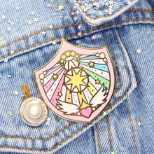 Load image into Gallery viewer, Star Shield Enamel Pin
