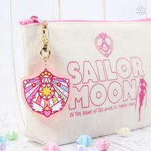 Load image into Gallery viewer, Star Shield Pink Frosted Acrylic Charm