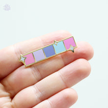 Load image into Gallery viewer, Hydrangea Pastel Swatches Enamel Pin