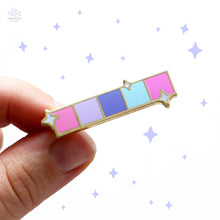 Load image into Gallery viewer, Hydrangea Pastel Swatches Enamel Pin