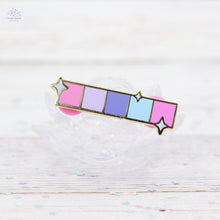 Load image into Gallery viewer, Hydrangea Pastel Swatches Enamel Pin