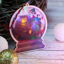 Load image into Gallery viewer, Bears & Elf Wooden Ornament