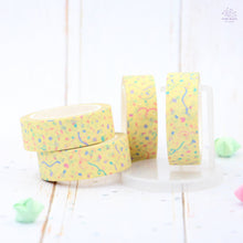 Load image into Gallery viewer, Yellow Confetti Washi Tape