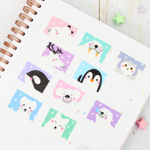 Load image into Gallery viewer, Winter Animals Stamps Washi Tape