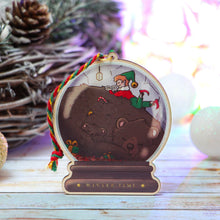 Load image into Gallery viewer, Bears & Elf Wooden Ornament