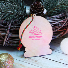 Load image into Gallery viewer, Bears & Elf Wooden Ornament