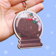 Load image into Gallery viewer, Bears & Elf Wooden Ornament