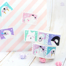 Load image into Gallery viewer, Winter Animals Stamps Washi Tape