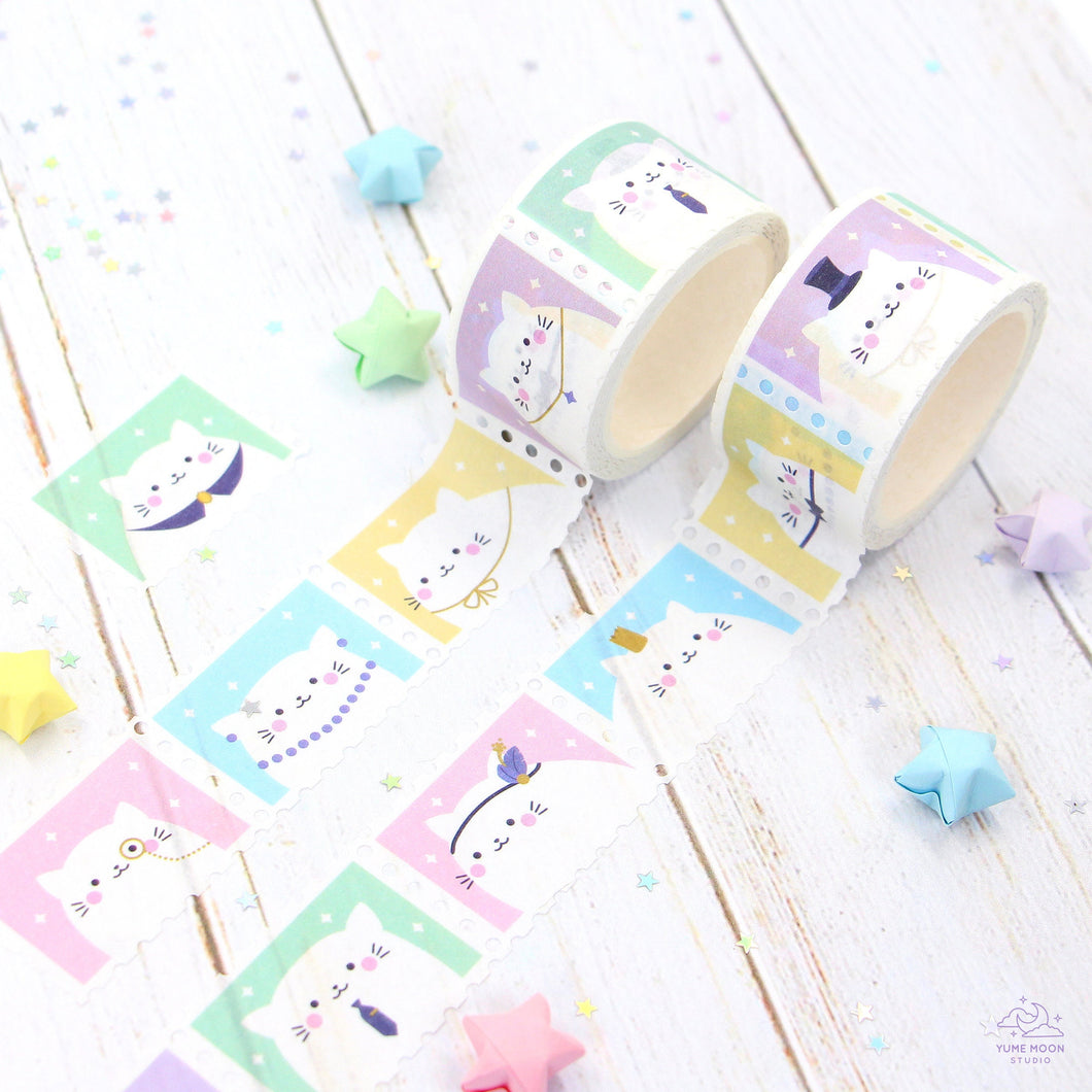 Fancy Cats Stamps Washi Tape