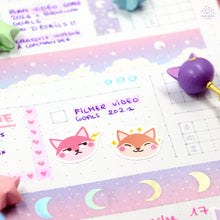Load image into Gallery viewer, Fox Emotions Sticker Sheet