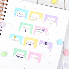 Load image into Gallery viewer, Fancy Cats Stamps Washi Tape