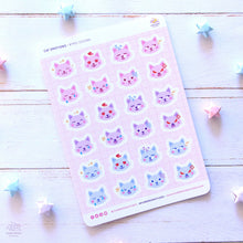 Load image into Gallery viewer, Cat Emotions Sticker Sheet