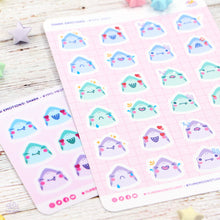 Load image into Gallery viewer, Shark Emotions Sticker Sheet