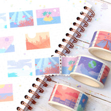 Load image into Gallery viewer, Sceneries of the World Stamps Washi Tape