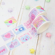 Load image into Gallery viewer, Love all around Stamps Washi Tape