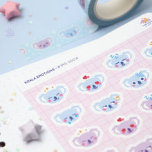 Load image into Gallery viewer, Koala Emotions Sticker Sheet