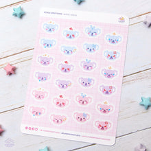 Load image into Gallery viewer, Koala Emotions Sticker Sheet
