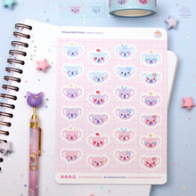 Load image into Gallery viewer, Koala Emotions Sticker Sheet