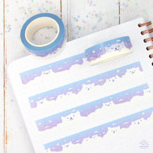Load image into Gallery viewer, Cloud Cats Foil Washi Tape