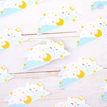 Load image into Gallery viewer, Cloud Kitty Pastel Matte Sticker
