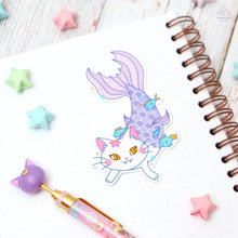 Load image into Gallery viewer, Purple Merkitty Matte Sticker