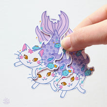 Load image into Gallery viewer, Purple Merkitty Matte Sticker
