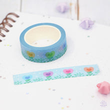 Load image into Gallery viewer, Rainbow Flowers Washi Tape