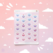 Load image into Gallery viewer, Koala Emotions Sticker Sheet