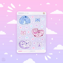 Load image into Gallery viewer, Dreaming Cats Sticker Sheet