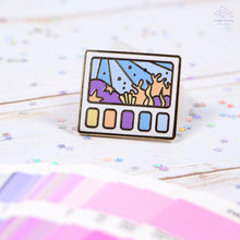 Load image into Gallery viewer, Underwater Scenery Swatches Enamel Pin
