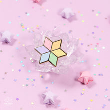 Load image into Gallery viewer, Pastel Rainbow Star Enamel Pin