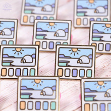 Load image into Gallery viewer, Polar Scenery Swatches Enamel Pin
