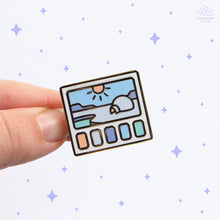 Load image into Gallery viewer, Polar Scenery Swatches Enamel Pin
