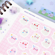 Load image into Gallery viewer, Ghost Emotions Sticker Sheet