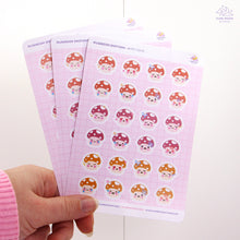 Load image into Gallery viewer, Mushroom Emotions Sticker Sheet
