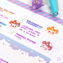 Load image into Gallery viewer, Mushroom Emotions Sticker Sheet